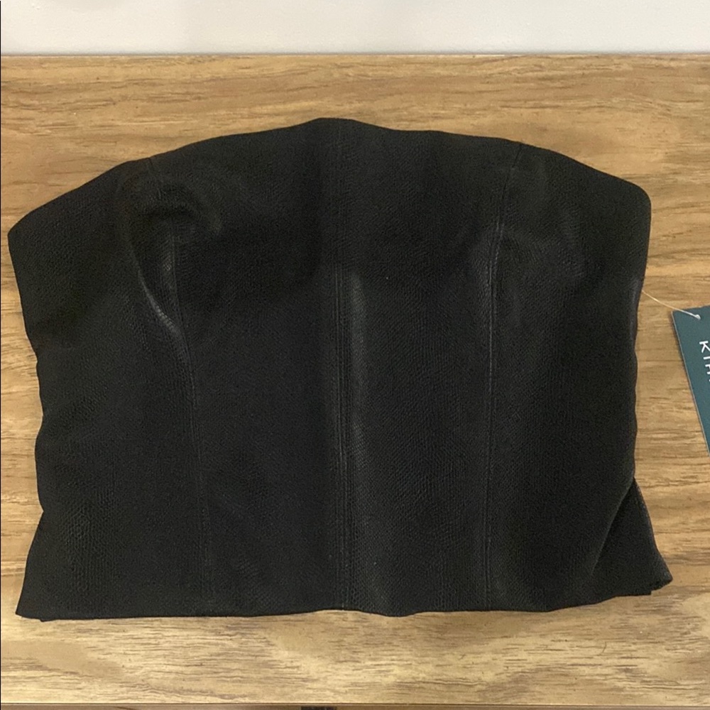 Black Strapless Women's Top